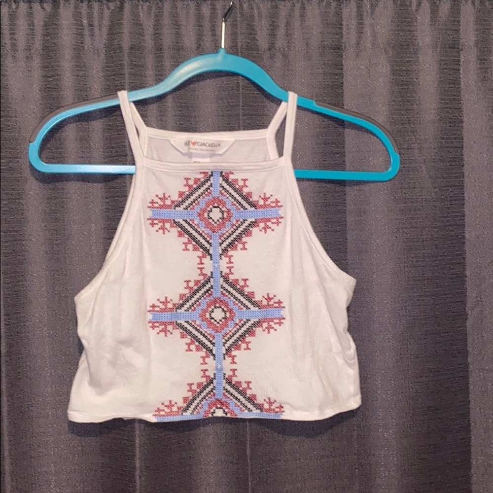 patterned crop top